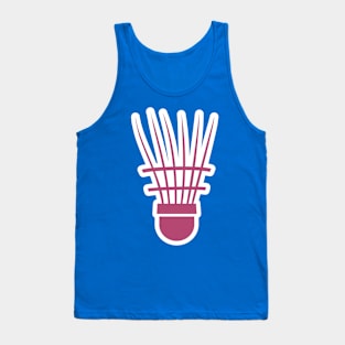 Shuttlecocks splash badminton vector, Badminton logo sticker design and Badminton Championship logo sticker design. Tank Top